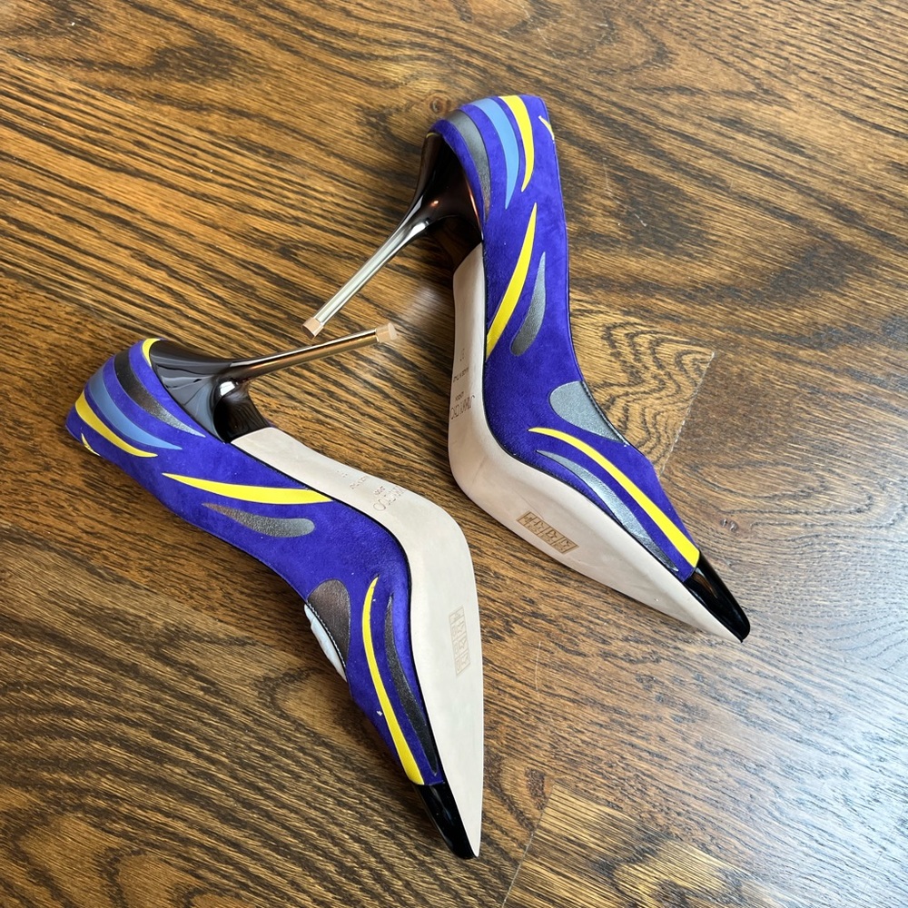 NWT Jimmy Choo Size 6.5 Violet Heels - Picture 7 of 8